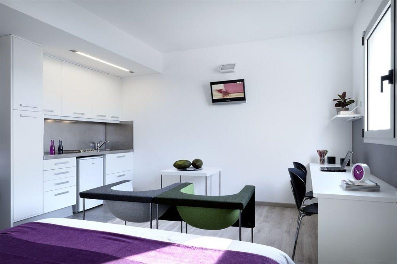 Hotel Residencia Melon District Marina Barcelona Exterior foto
